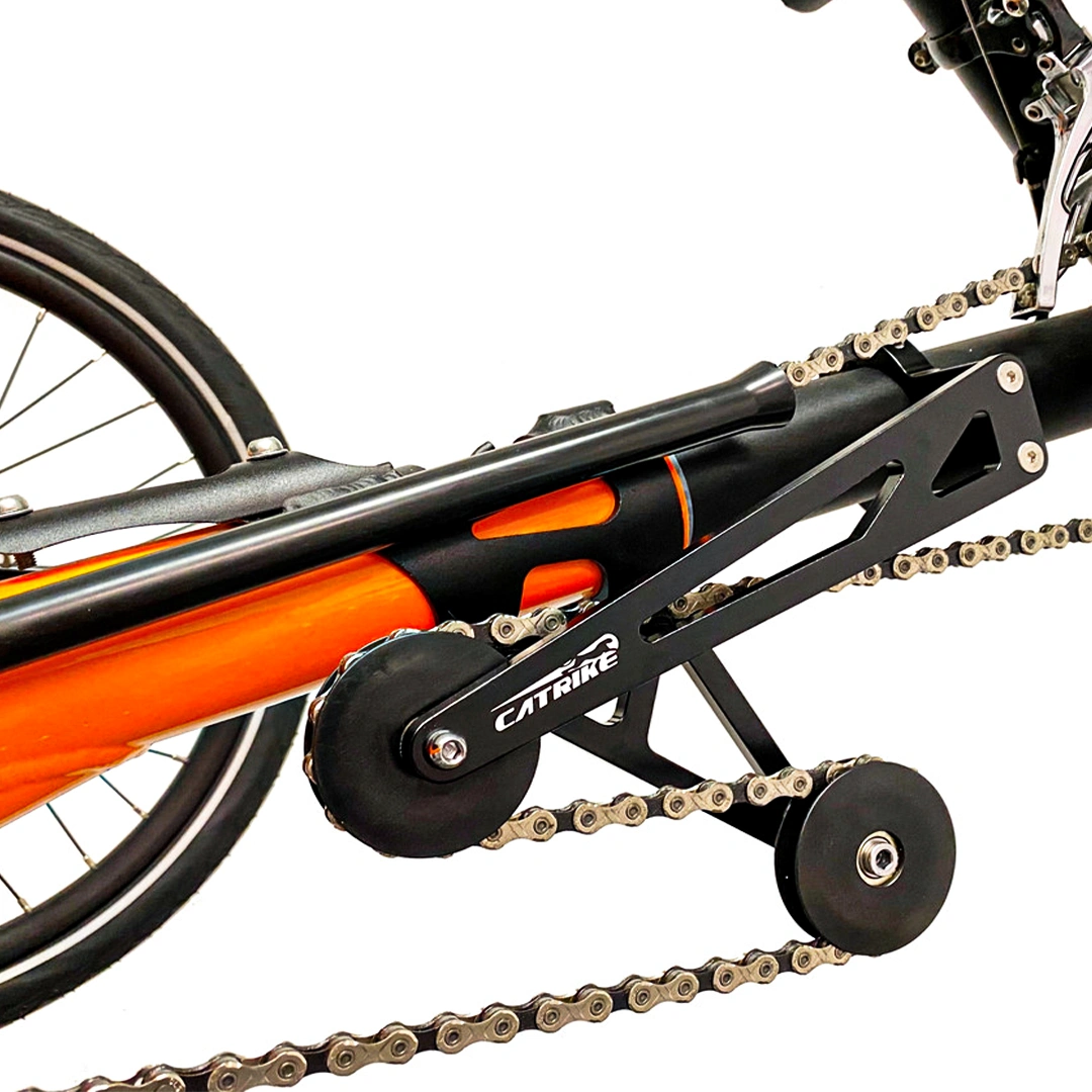 Tensor de cadena Catrike: ¡Domina el camino con el Gobbler! Suaviza tu pedaleo y conquista cualquier terreno, pedalea sin límites.
